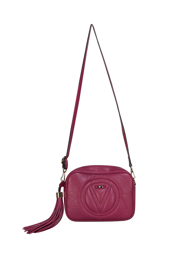 Valentino by Mario Valentino - Magenta Pink Leather Crossbody Bag