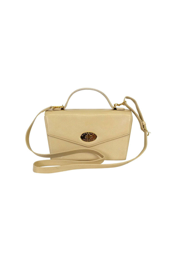 Emanuel Ungaro - Cream Structured Handbag